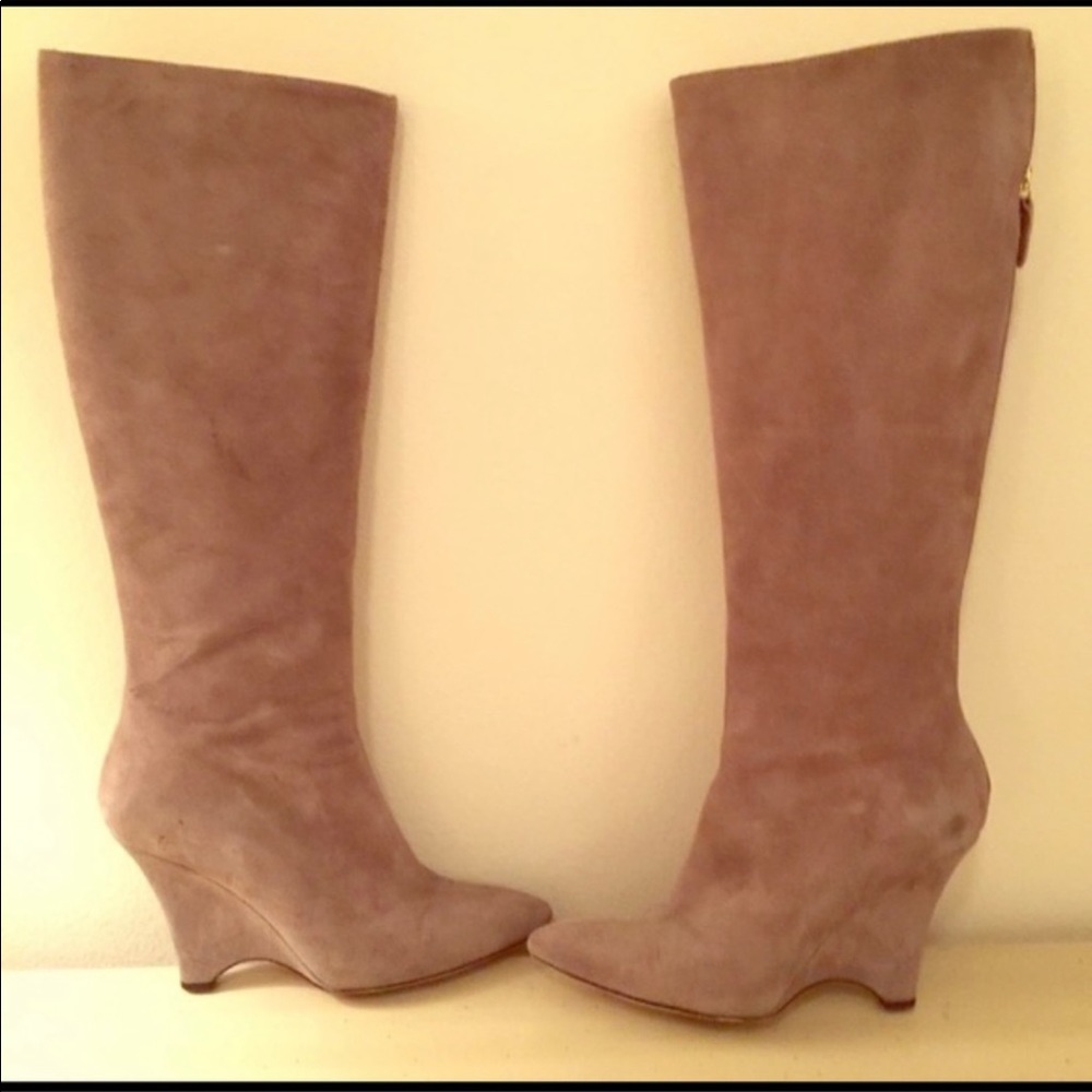 Kate Spade Darya Gray Knee High Fashion Boots